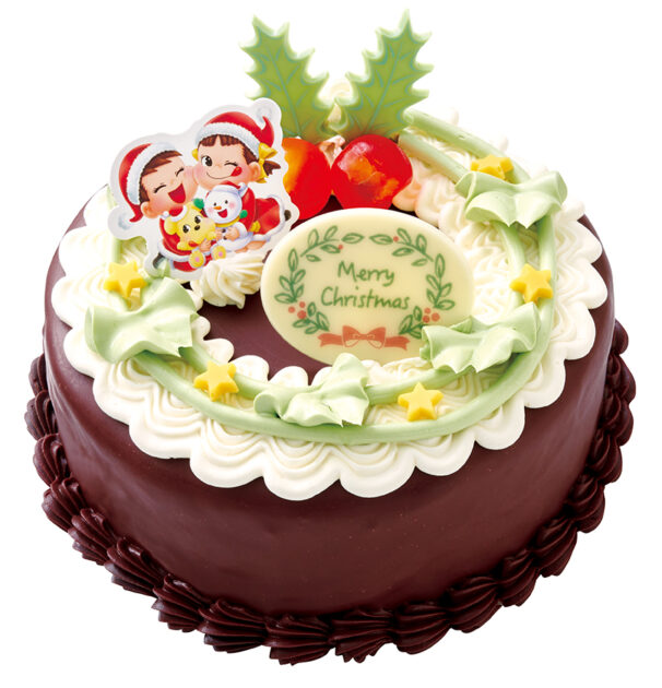 「クリスマスデコレーションケーキ（チョコ）」