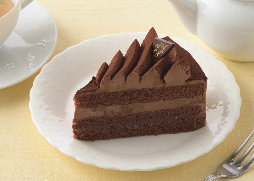 「さくさく食感のチョコレートケーキ」をリニューアル